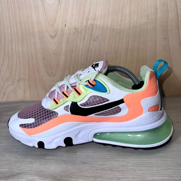 NIKE | Nike Air Max 270 React SE 'Light Arctic Pink' CJ0620-600 Women's 6.5 - Picture 6 of 12
